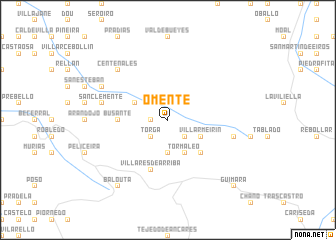 map of Omente