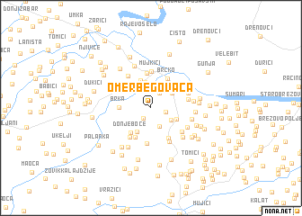 map of Omerbegovača