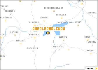 map of Ömerlerbölcüğü