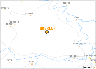 map of Ömerler