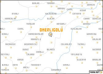 map of Ömerligölü