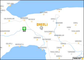 map of Ömerli