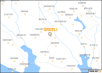 map of Ömerli