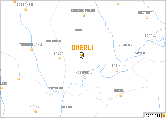 map of Ömerli