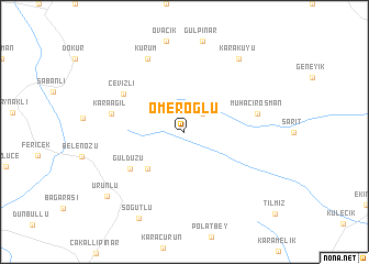 map of Ömeroğlu