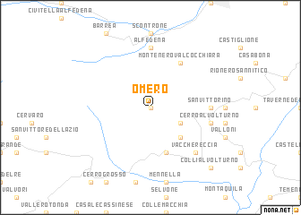 map of Omero