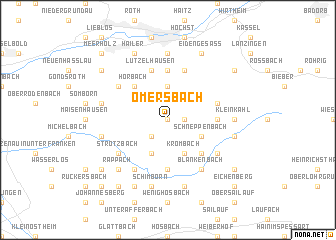 map of Omersbach