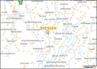 map of Omesheh