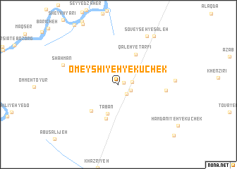 map of ‘Omeyshīyeh-ye Kūchek