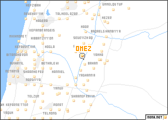 map of Omeẕ