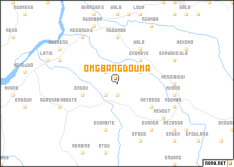 map of Omgbangdouma