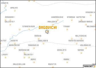 map of Omgovichi