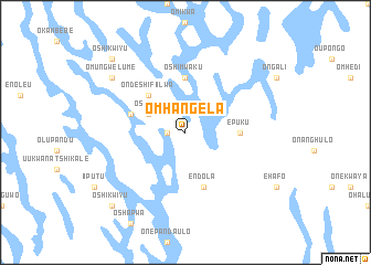 map of Omhangela