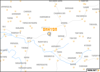 map of Ŏmhyŏn