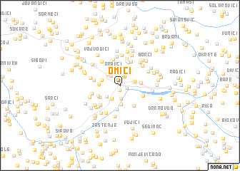 map of Omići