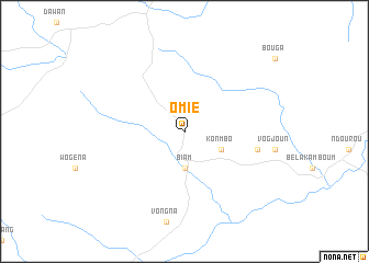 map of Omié