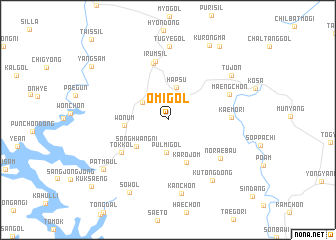 map of Omi-gol