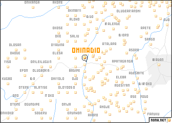 map of Omin Adio