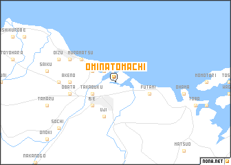 map of Ōminatomachi