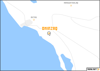 map of Ömirzaq