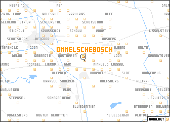 map of Ommelschebosch