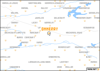 map of Ommeray