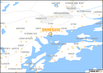 map of Ommesvik