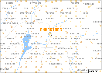 map of Ŏmmok-tong