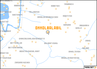 map of Omm ol Balābīl