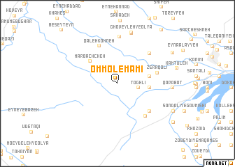 map of Omm ol Emāmī