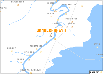 map of Omm ol Khareyn