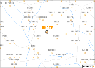 map of Omoce