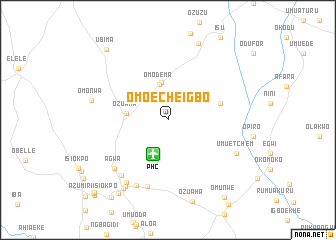 map of Omoecheigbo