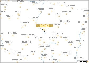 map of Omokchŏm