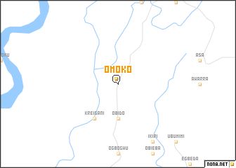 map of Omoko