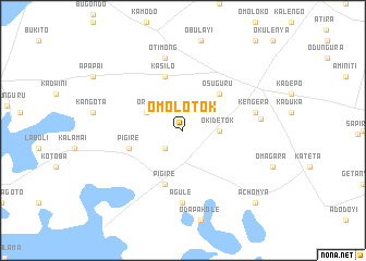 map of Omolotok