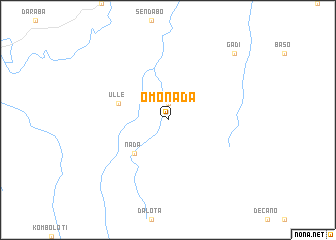 map of Omo Nada