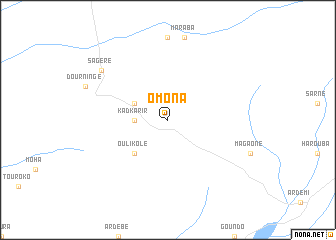 map of Omona