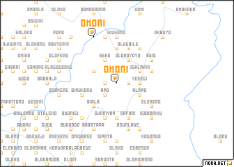 map of Omoni