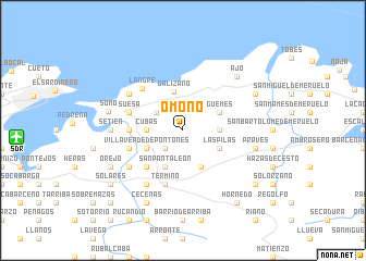 map of Omoño
