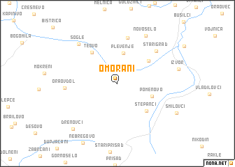 map of Omorani