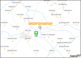 map of Omorfokhórion