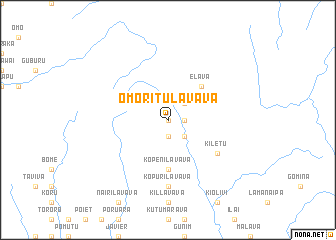 map of Omoritulavava