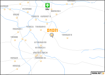 map of Ōmori