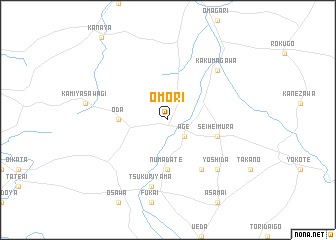 map of Ōmori