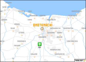 map of Omotemachi