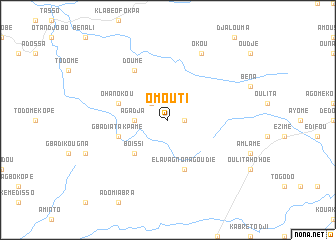 map of Omouti