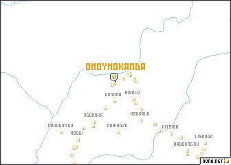 map of Omoy Mokanda