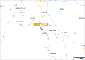 map of Omoy Wusu