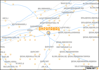 map of ‘Omrānābād
